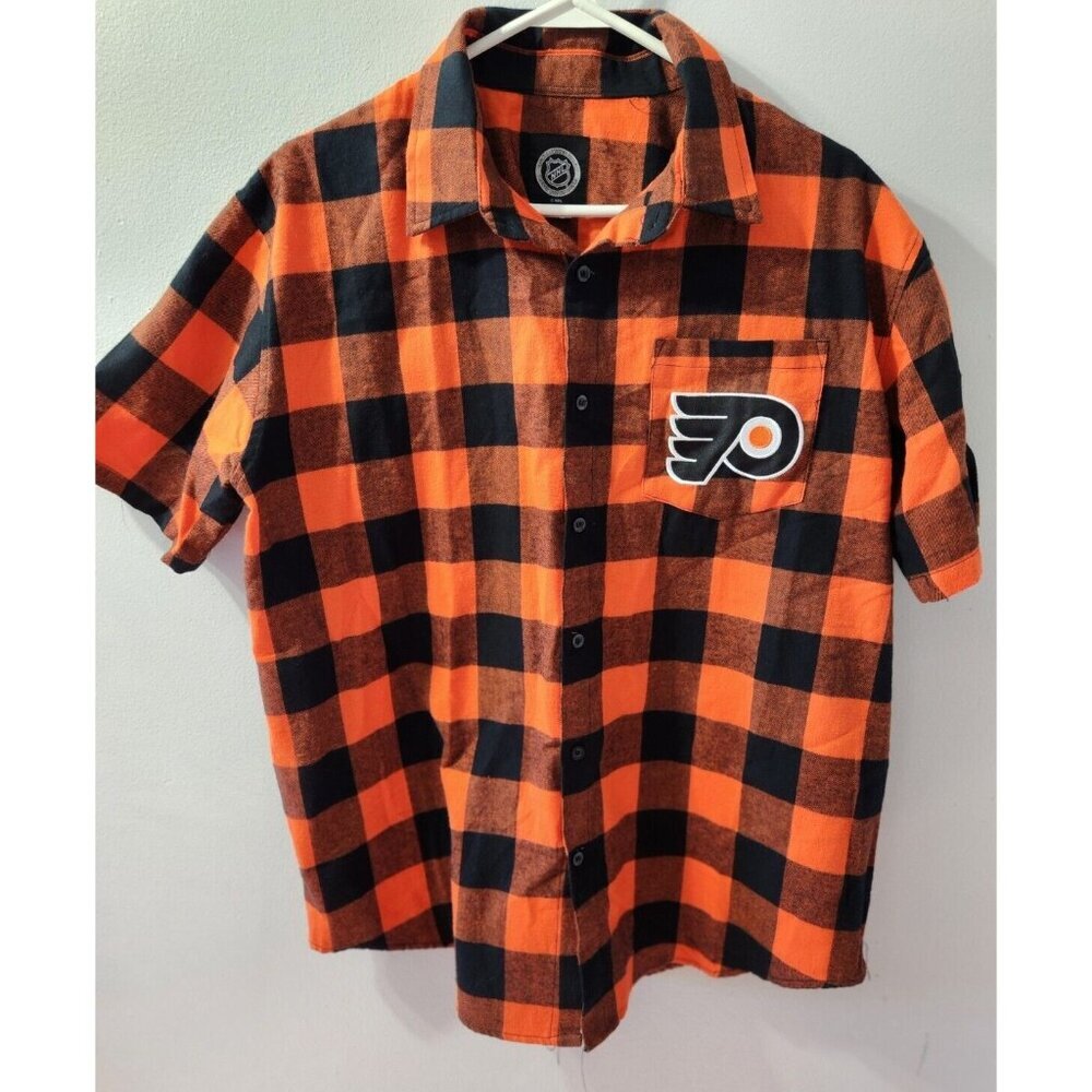 Philadelphia Flyers Short Sleeves Shirt Size Medium NHL